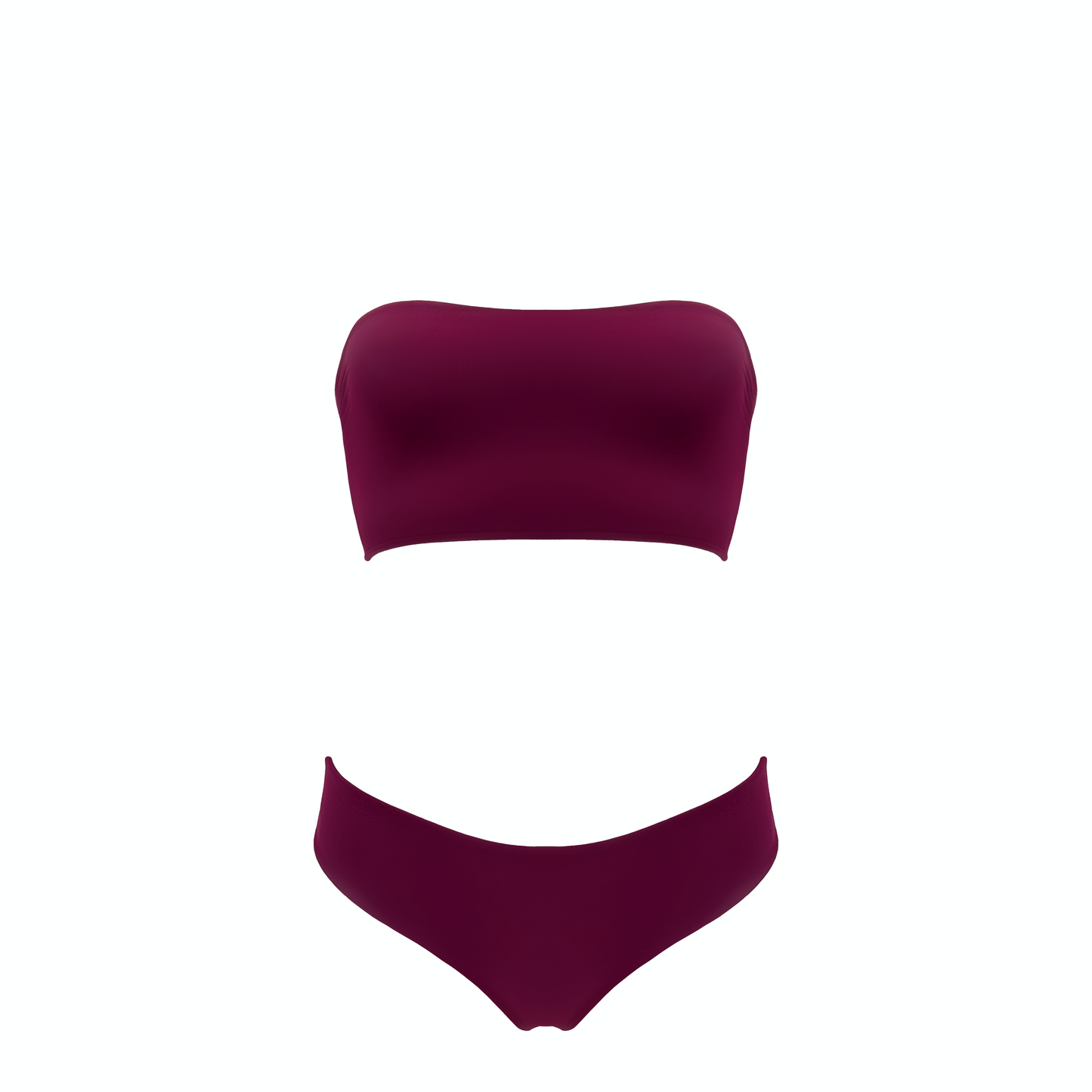 GIOVE- bikini con top a fascia in Ultra Skin