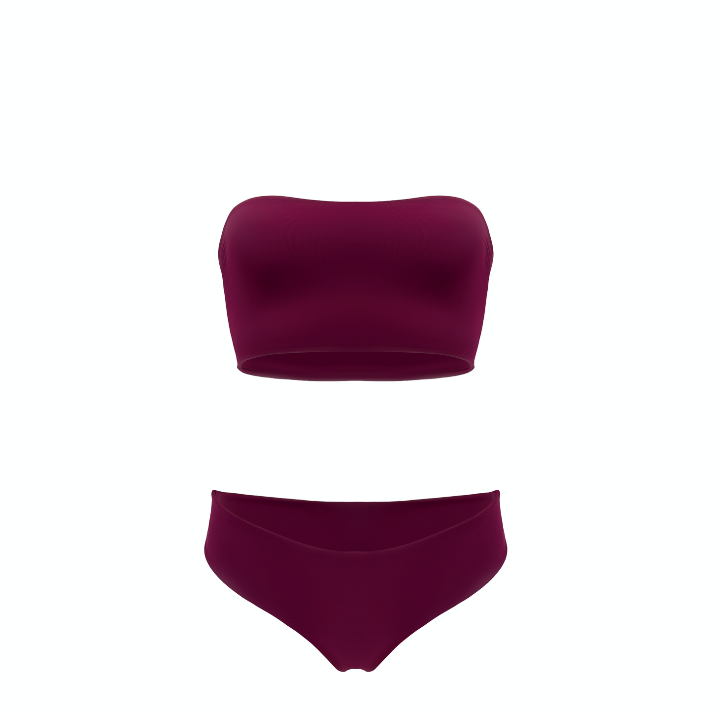 GIOVE- bikini con top a fascia in Ultra Skin