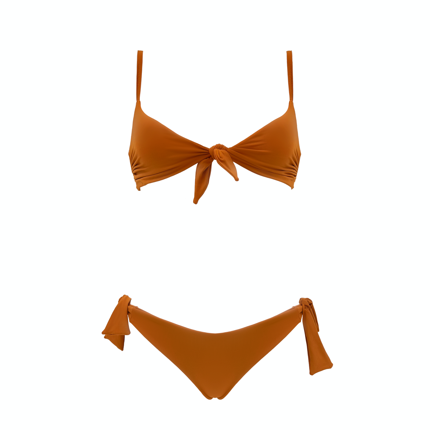 PARVATI - Bandeau Bikini with Knot in Ultra Skin