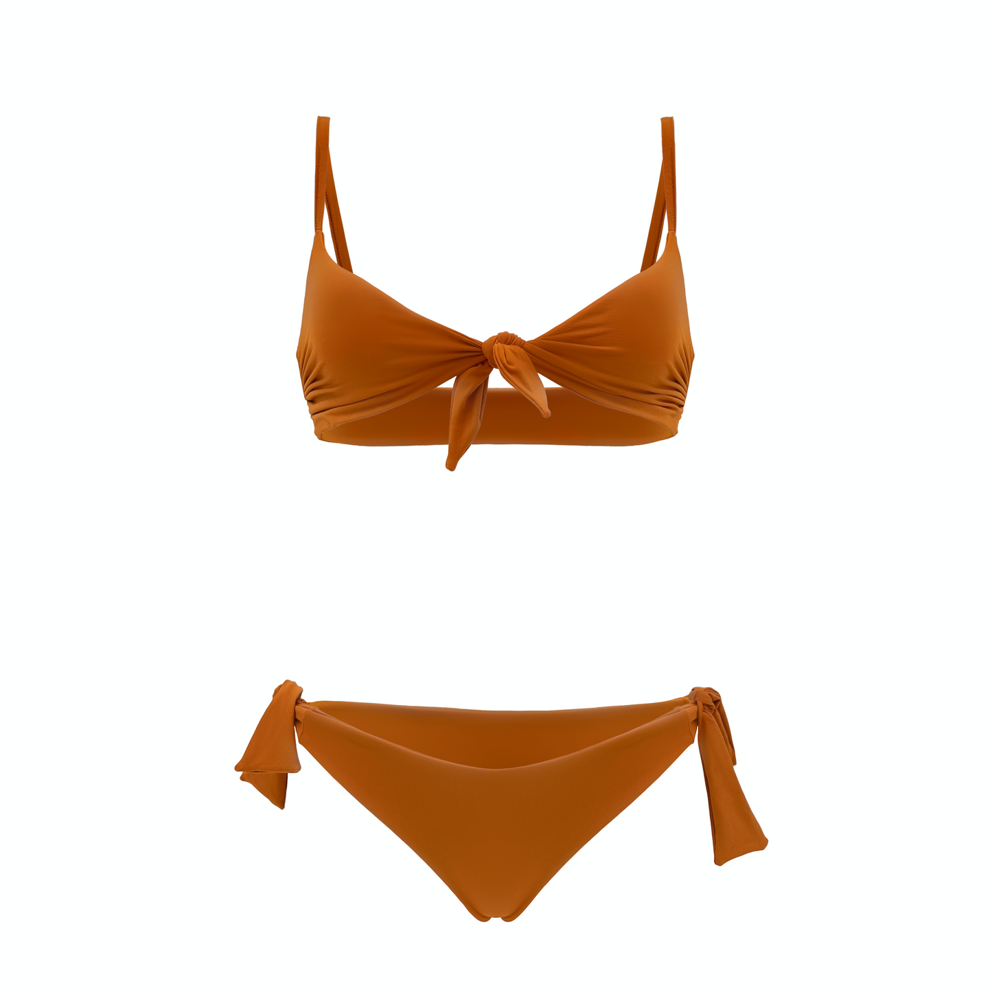 PARVATI - Bandeau Bikini with Knot in Ultra Skin
