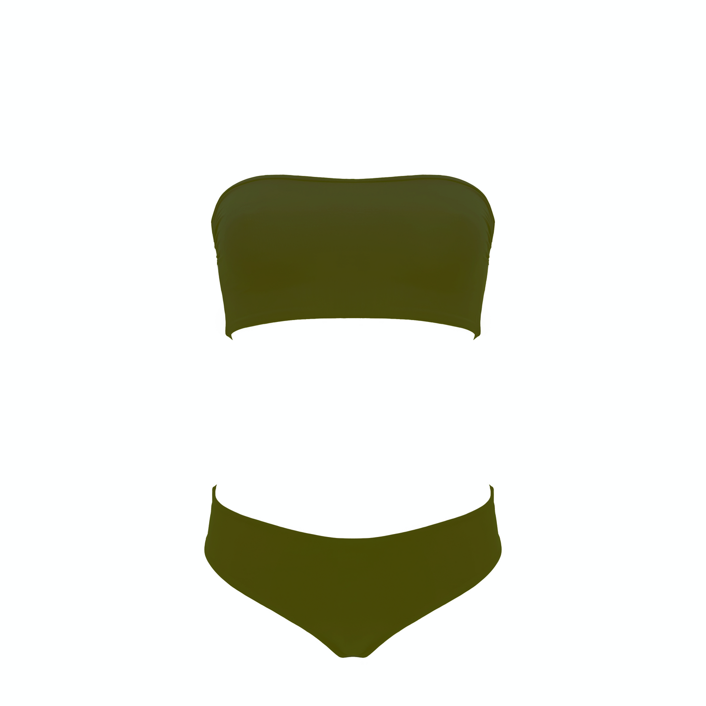 MERCURIO- bikini con top a fascia in Ultra Skin