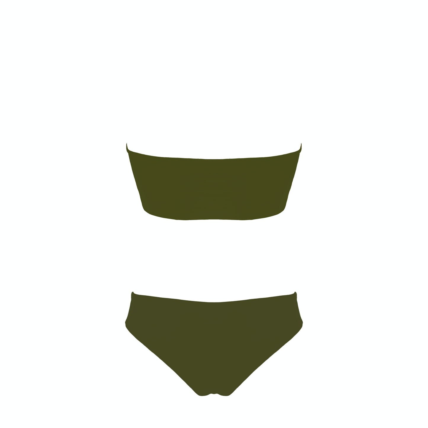 MERCURIO- bikini con top a fascia in Ultra Skin