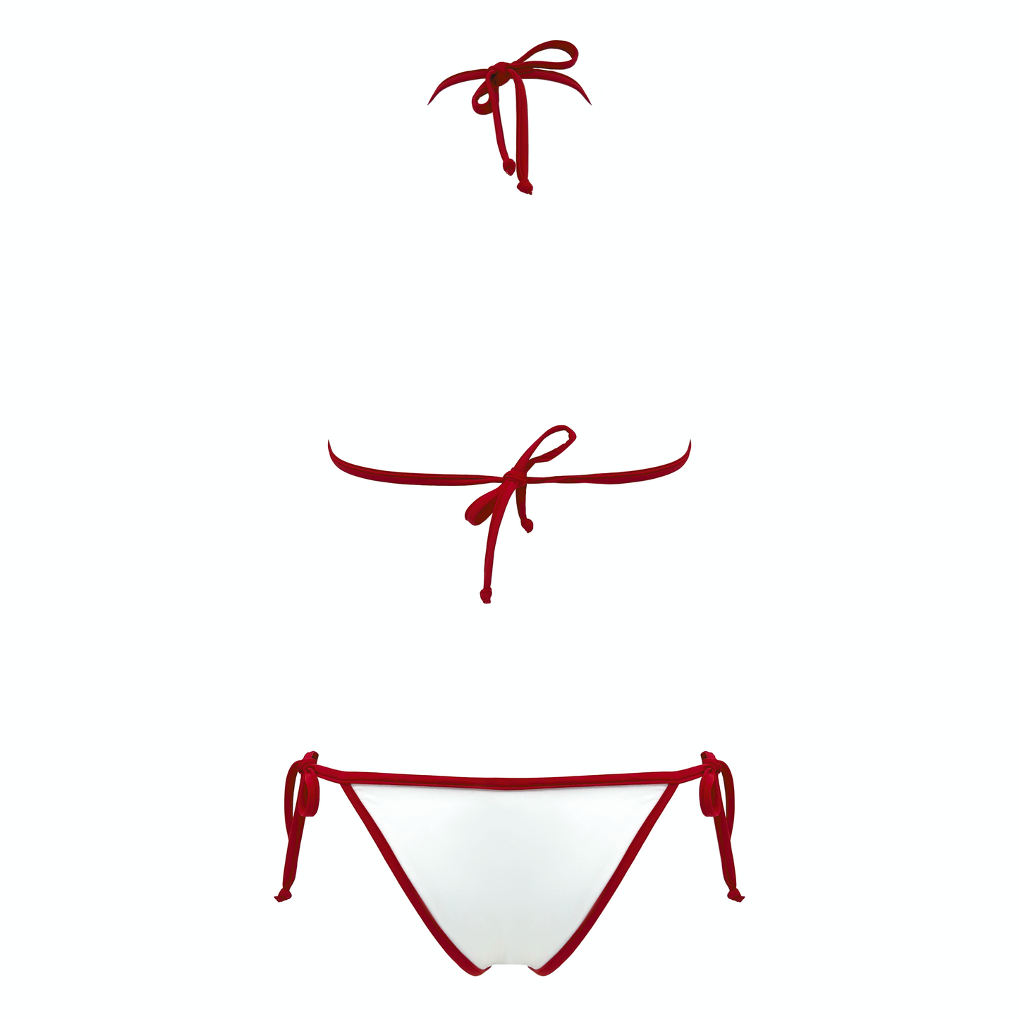 CLIO - bikini a triangolo con anelli e bordi a contrasto in Ultra Skin
