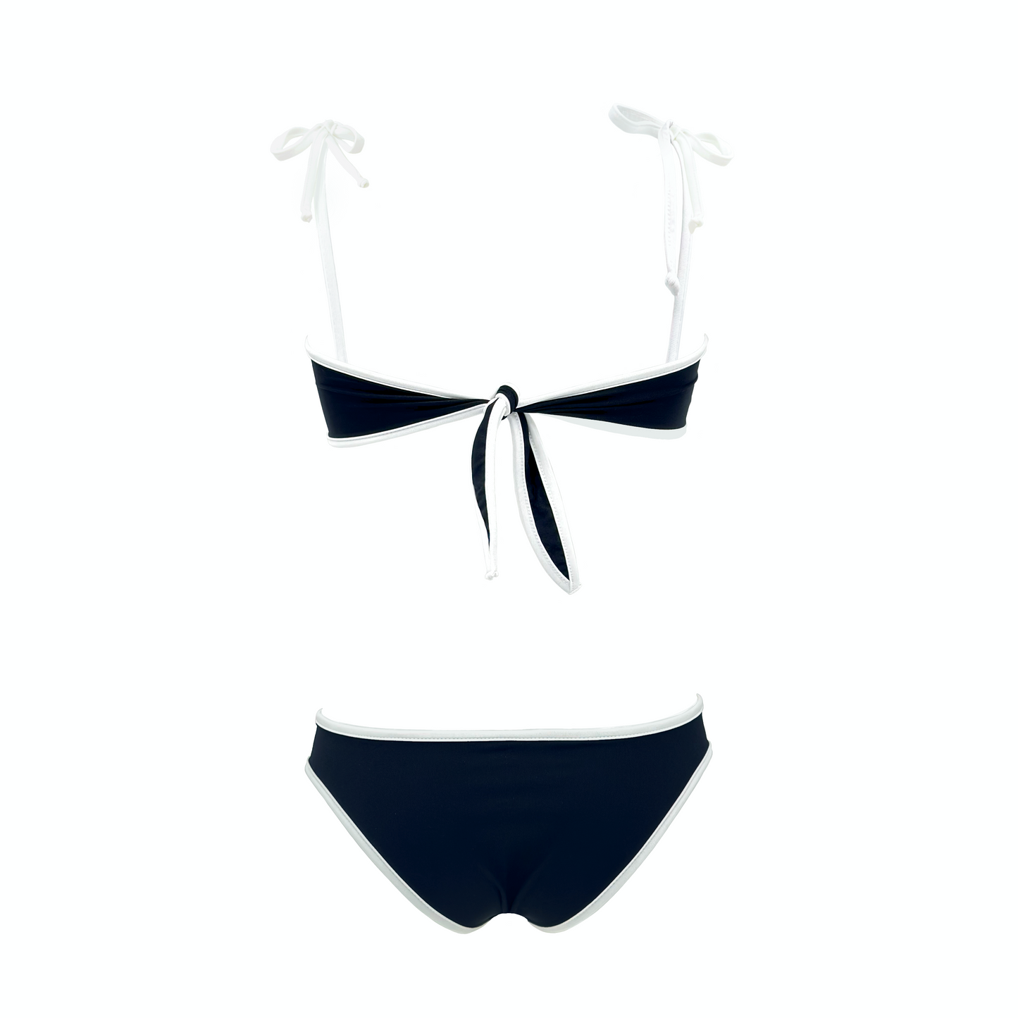 CALLIOPE - bikini a fascia con anelli e bordi a contrasto in Ultra Skin
