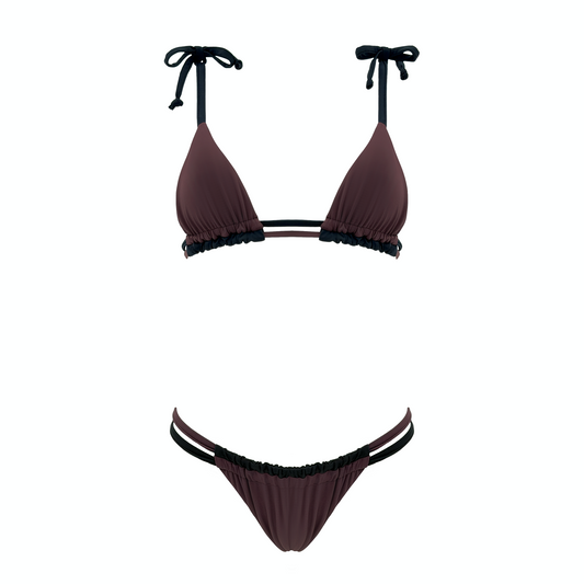 FEBE- bikini con triangolo in Ultra Skin