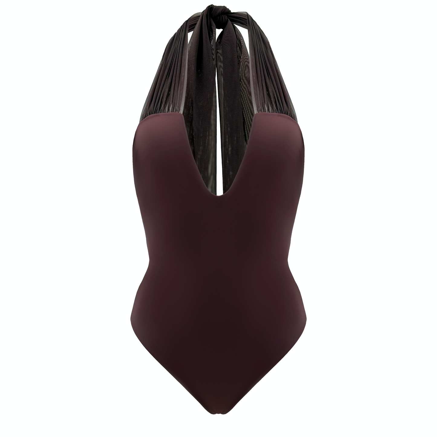 DORIS - costume intero con tulle elasticizzato in Ultra Skin