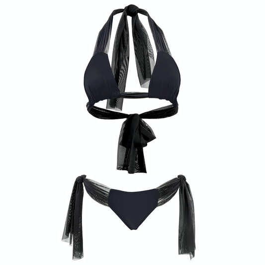 PARVATI - Bandeau Bikini with Knot in Ultra Skin